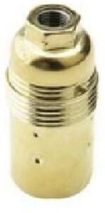 Thumbnail - Lampenfassung e14 57x16 mm messing - 1041/f - FAI