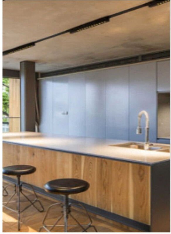 Trade Shop Traesio - Trade Shop - einstellbarer schienenstrahler 12W 6 led weiss schwarz licht 6500K 4000K 3000K PST-27 ...