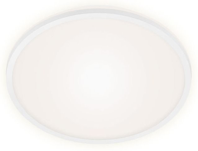 Led Deckenleuchte Hintergrundbeleuchtung Ø28cm 15W Weiß Kunststoff Brilo ner