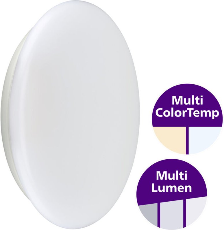 Philips Lighting LED-Wand- u Deckenleuchte ML, MC WL060V 22W 2200lm weiss