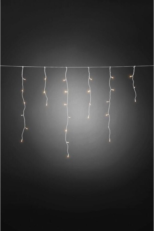 Konstsmide LED Eisregen 80 LED, warmweiß Lichterketten