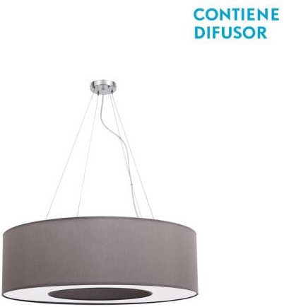 Haiti kleine hängeleuchte 4xe27 chrom/topo regx50x50 cm