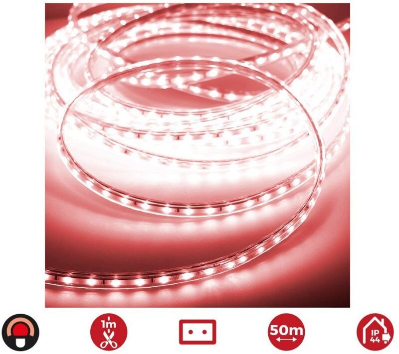 Strip de led 50m. 60 leds/m 4,2w/m rot edm ip44 220-240v