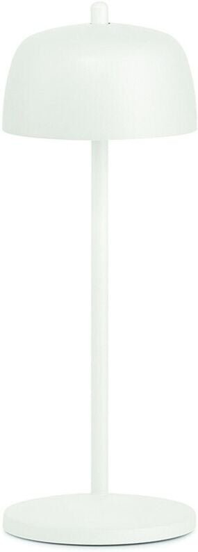 Zafferano - circe Weiße wiederaufladbare und dimmbare LED-Tischleuchte