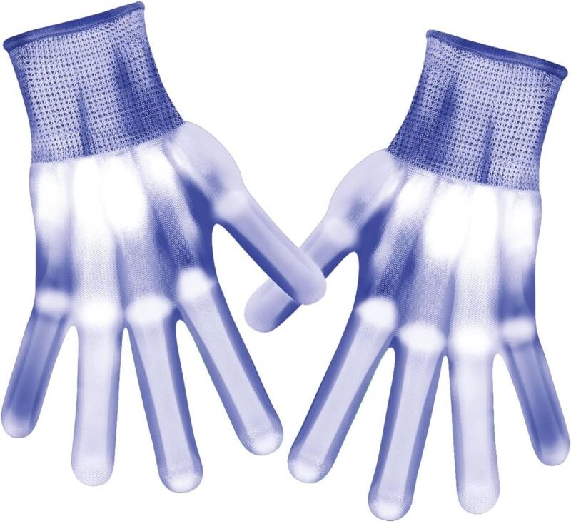 Led Handschuhe Blau Leuchtend