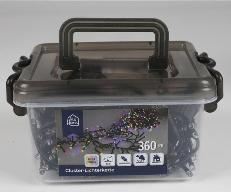 LED Cluster Lichterkette Bunt Außenbeleuchtung Innenlampen Dekoration Garten