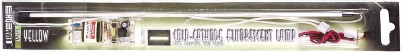 Hq Power - gelbe kaltkathoden-leuchtstoffröhre + versorgungsmodul, 30cm (blister)