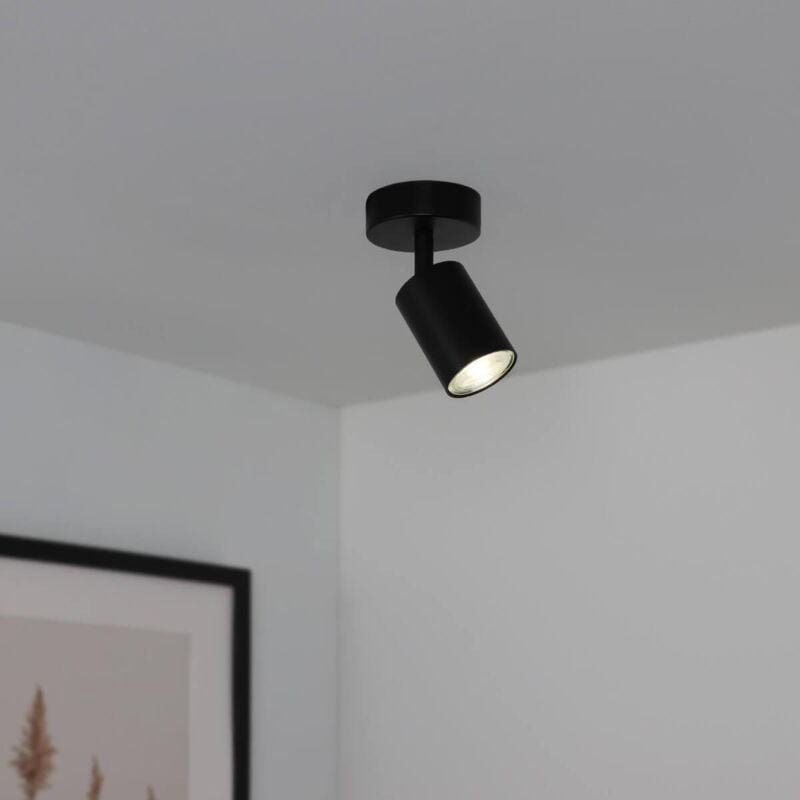 LED Deckenstrahler GU10 schwenkbar - Farbe: schwarz - Ausführung: 1 flammig