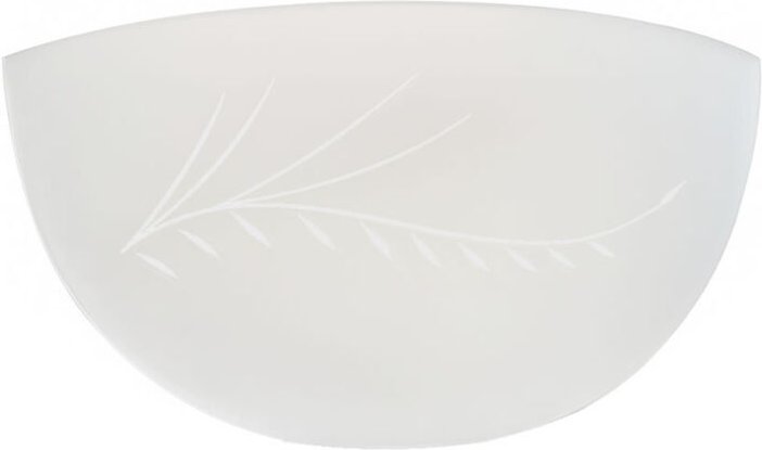 RAMOS gebogener Halbmond Glas matt 25cm