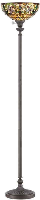 Kami - 1 Leuchte Stehlampe Bronze, E27 - Elstead