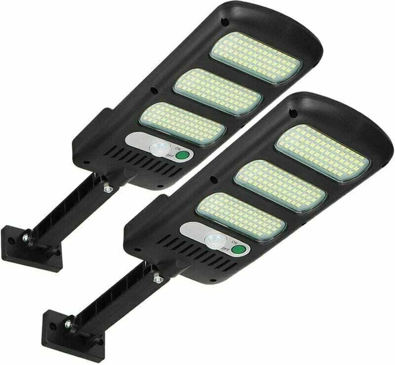 Solarleuchten für den Außenbereich, 2 Stück, 213 LED-Sicherheitsleuchten für den Außenbereich mit Bewegungssensor, wasse...