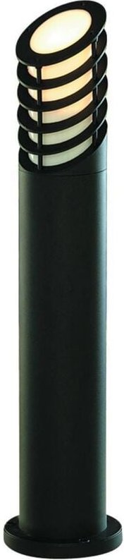 Searchlight Outdoor Posts - 1 Licht Außenpoller Hellschwarz mit weißem Diffusor IP44, E27