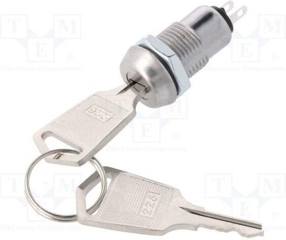 2 Positionen on-off Schlüsselschalter 1A/125Vac