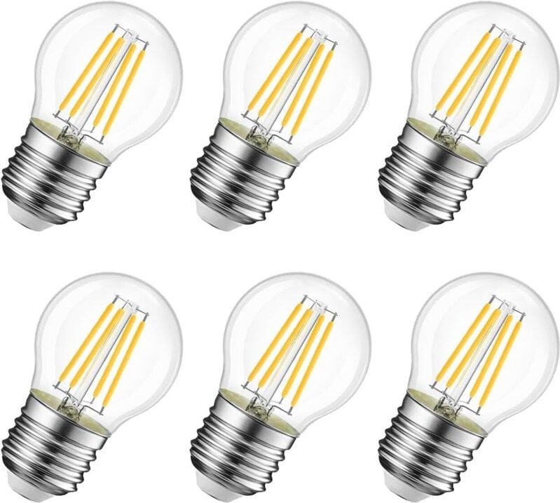 E14 LED-Glühbirne, Vintage-LED-Globe-Glühbirne, E27 LED-Glühbirne, G45 6W Mini-Golf-Globe-Glühbirne, 60W-Äquivalent, 806...