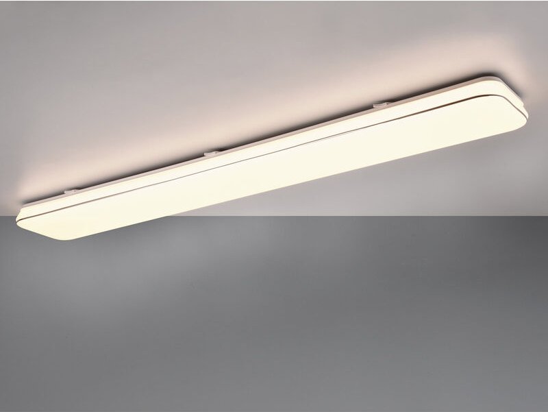 Reality Leuchten - Flache led Deckenleuchte blanca dimmbar, Warmweiß, Breite 120cm