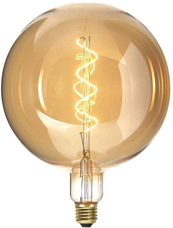 Star Trading - led Leuchtmittel Industrial Vintage, E27, 130lm, 2,8W, Bernstein, Dimmbar, Warmweiß, 26,2 cm