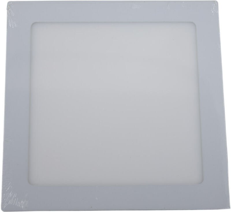 O91 - Pack 2 Ultraslim Square led Downlights 18W 1600lm 22,5x22,5cm 4000K Weiß 25000H Primer Leader