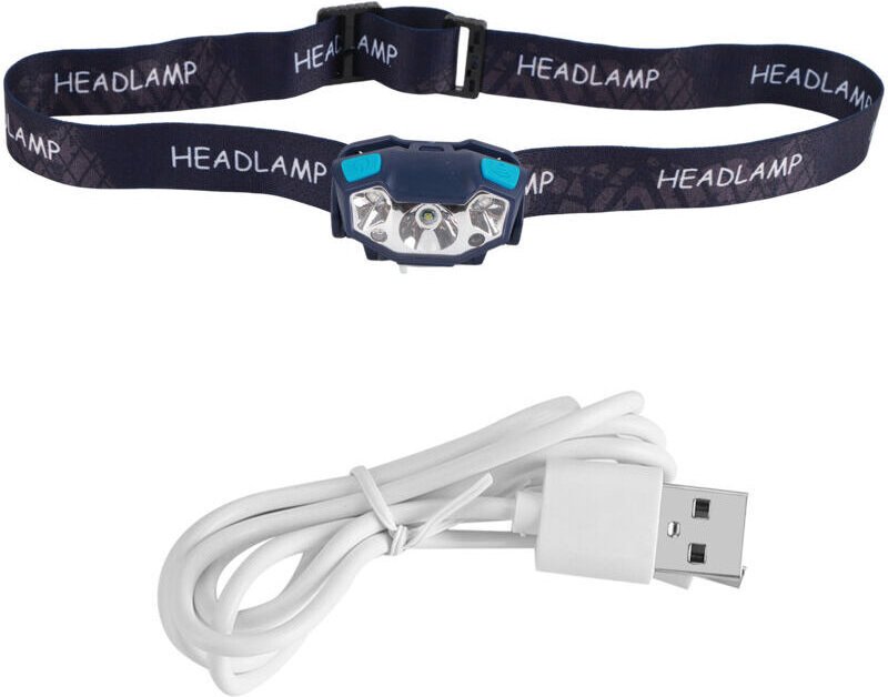 Linterna frontal LED Eosnow con sensor potente, impermeable y recargable para exteriores.