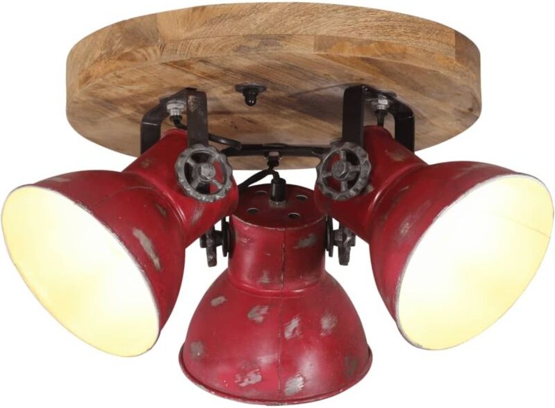 Deckenleuchte 25 W Rot 35x35x25 cm E27 vidaXL108100