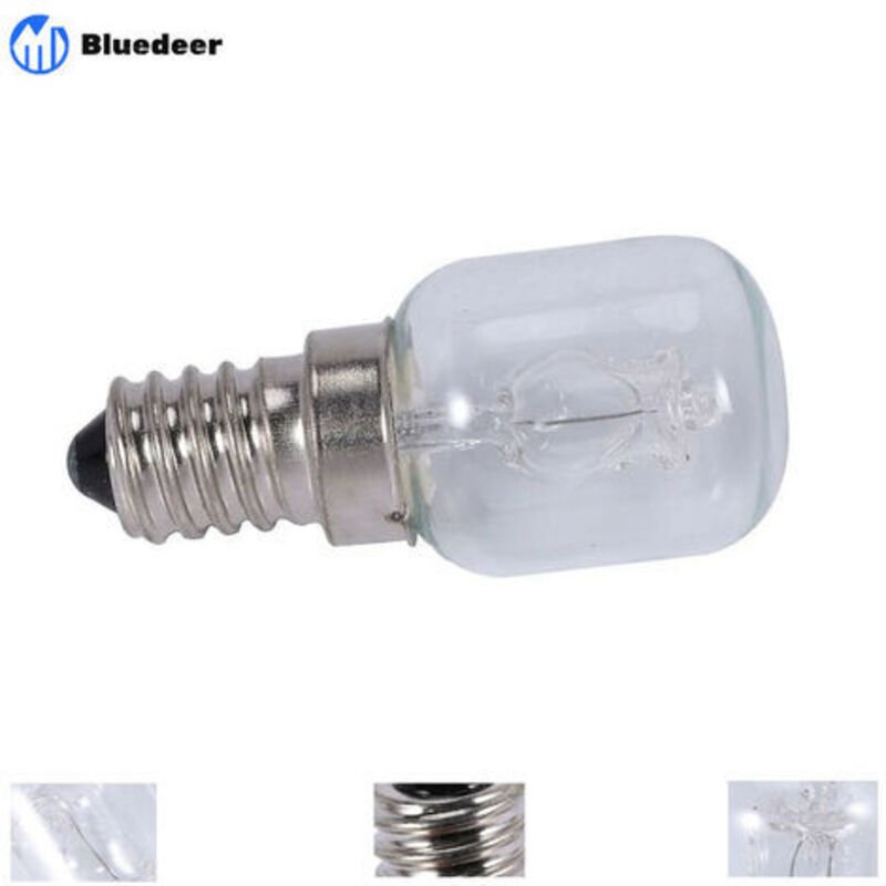 x E14 Hochtemperatur-Glühbirne 500 Grad 25 W Halogenlampe für Seifenblasenofen