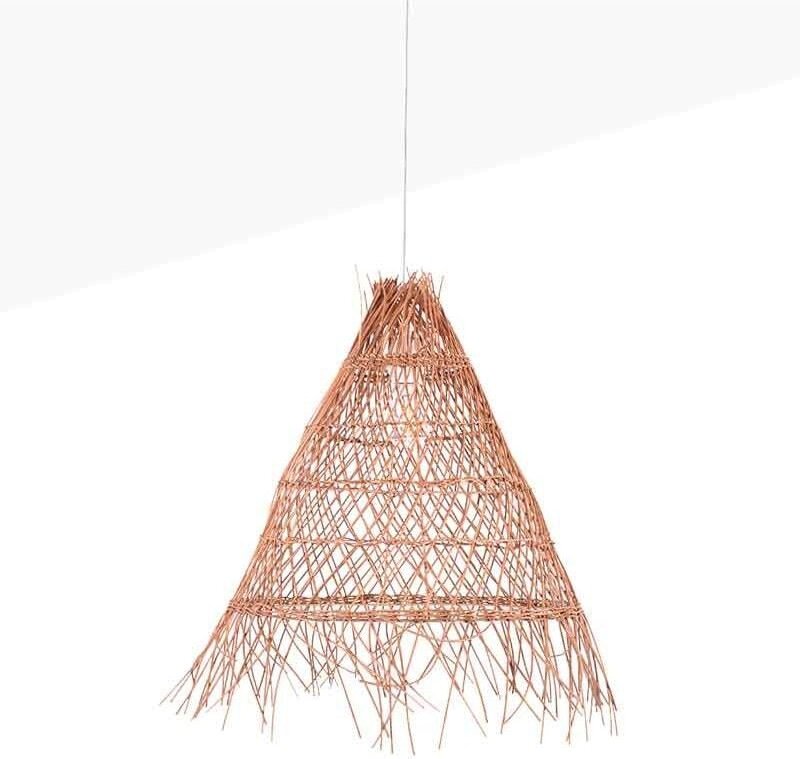 Barcelona Led - Pendelleuchte "Willow" aus Korbgeflecht