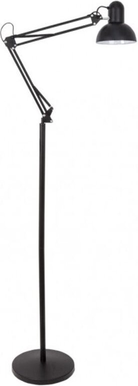 Fabrilamp - Lampe de rutilo Gelenk-Stehleuchte 1xe27 Matt Schwarz 180 cm