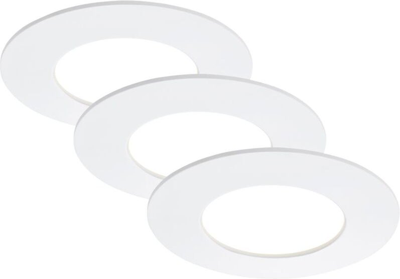 Briloner - 3er Set led Einbauleuchte, ø 8,5 cm, 5 w, Weiß Leuchten