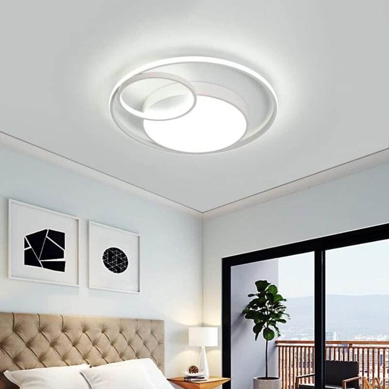 55W LED Deckenleuchte Flach,Energiesparende Deckenleuchte, Rund Deckenlampe, für Bad Flur Schlafzimmer Balkon Wohnzimmer...