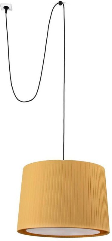 Samba Hängelampe schwarz/gelb mit Stecker 68604-45