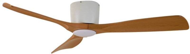 Deckenventilator mit Lampe "Moneno" aus Metall dimmbar mit Fernbedienung für Wohnzimmer & Esszimmer von Lucande