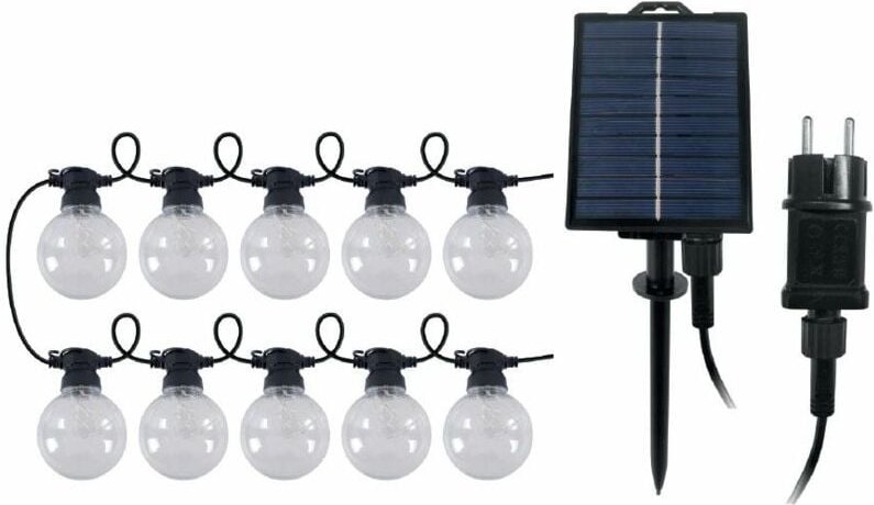 Lampka solarowa wisząca wiktoria 2w1 /girlanda - Volteno