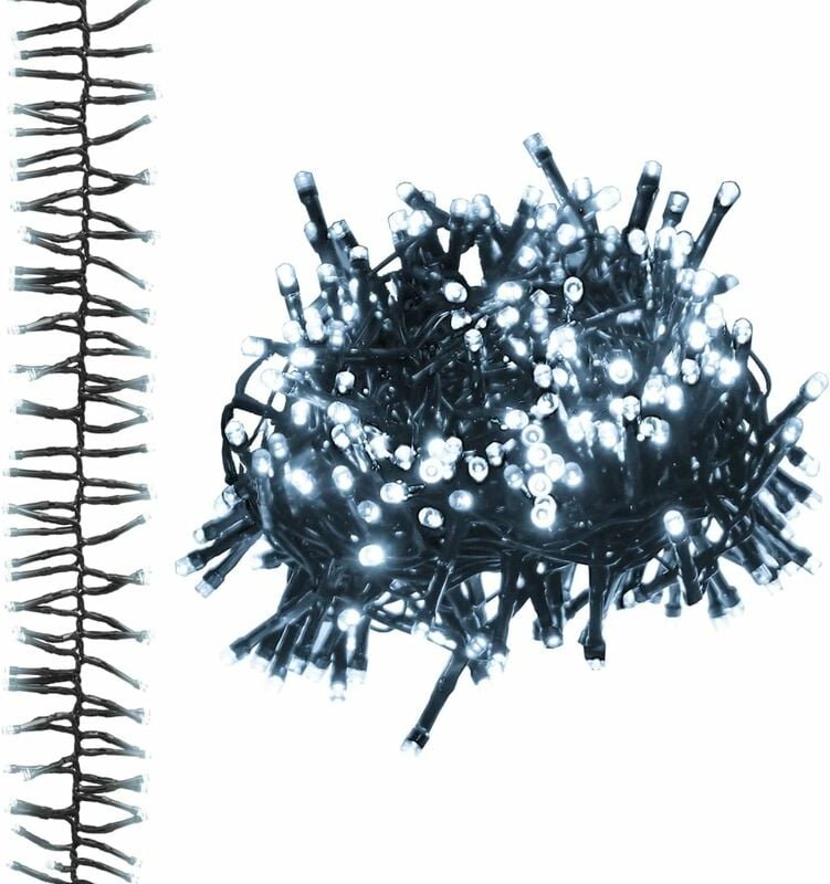 Thumbnail - LED-Lichterkette mit 3000 LEDs Kaltweiß 23 m PVC vidaXL