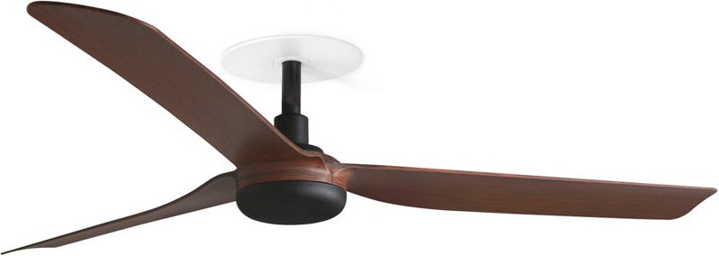 PUNT RECESSED M Ventilator schwarz/Nussbaum