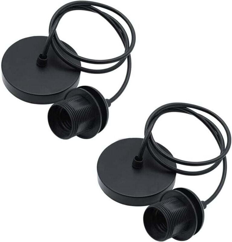 Stücke Pendelleuchte Glühbirne Kabel Pendellampe E27 Lampenfassung mit 100cm Kabel und Befestigungsring für Fassung für ...