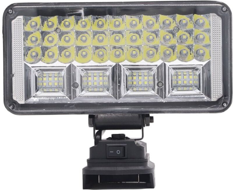 6000lm Lithium-Akku-LED-Lampe, tragbare kabellose LED-Arbeitsleuchte, LED-Flutlicht mit Gehäuse aus Aluminiumlegierung f...