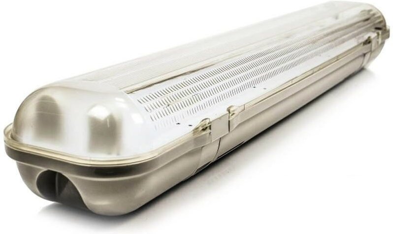 Lot de x8 Boitiers Etanches IP65 150cm pour 2x Tubes LED T8 150cm.