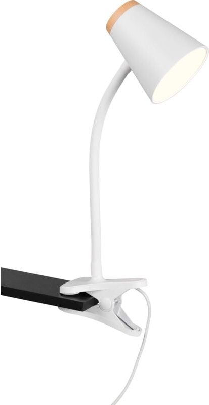 LED-Klemmleuchte pongo, R25831101, 4,5W, 500lm, 3000K, weiß - Reality