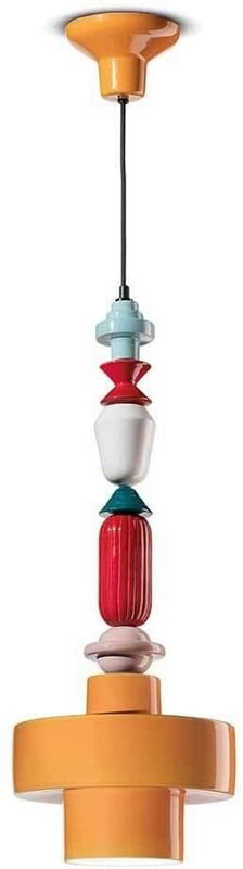 DECO' LARIAT C2531, Deckenleuchte in Keramik, Ferroluce