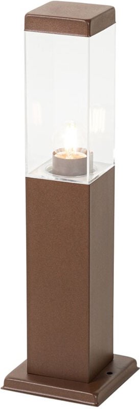 Smarte Außenleuchte Rostbraun 45 cm inkl. P45 - Malios