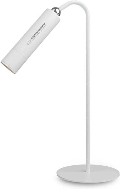 Esperanza led schreibtischlampe 3in1 agena wei