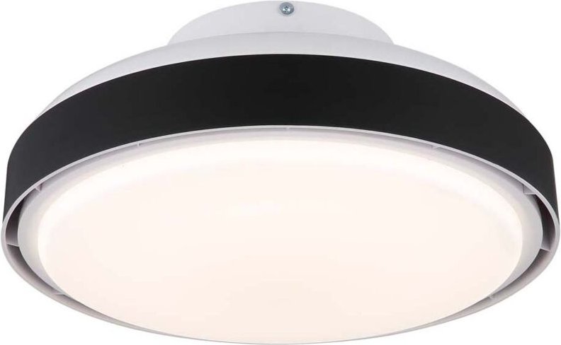 Thumbnail - Deckenventilator Ventilator Lüfter weiß schwarz LED Farbwechsler dimmbar D 45 cm