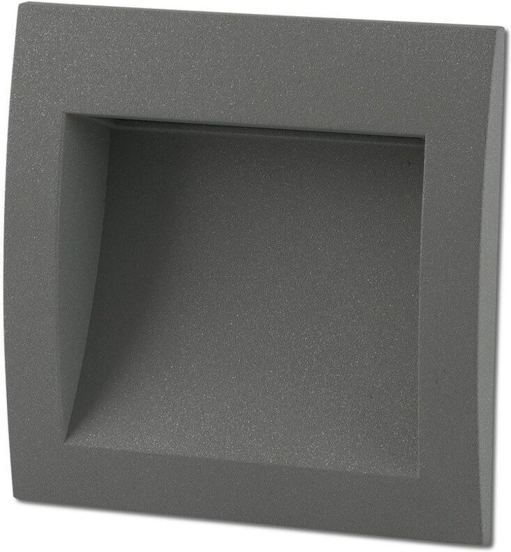 SEDNA-1 Wandeinbauleuchte dunkelgrau von faro 70146