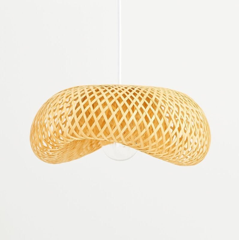 Hängelampe aus Rattan "FREY" - E27