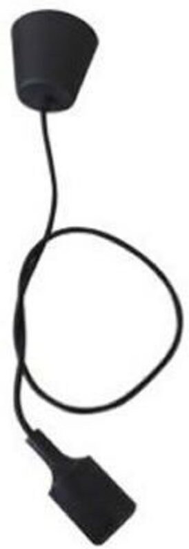 GSC - Anhänger mit Lampenfassung E27 schwarz 1 Meter 0702180