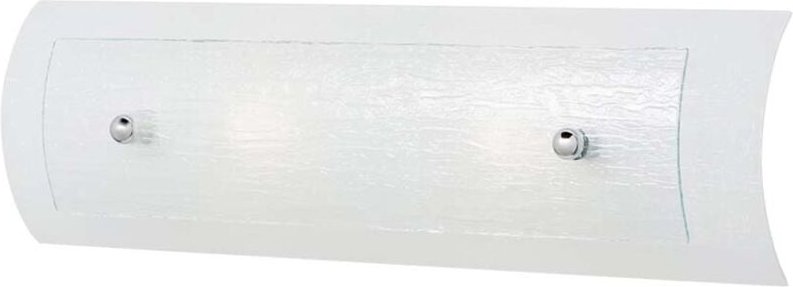 Thumbnail - Wandlampe Wandleuchte Flurlampe IP44 led Badleuchte Glas chrom 2 flammig b 45 cm