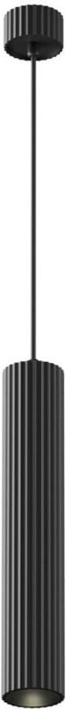 Maytoni Calipso Schlanke Pendel-Deckenleuchte Schwarz 1xGU10