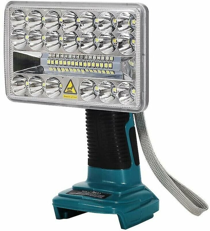 LED-Arbeitsleuchte für Makita 20-V-Werkzeuge, 18 W, 2000 lm, 20-V-Lithium-Ionen-Akku, Baustrahler Dml802 Dml185 Lxt mit ...