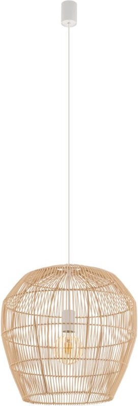 Hängelampe Haiti 1 E27 Naturholz Nowodvorski 11163