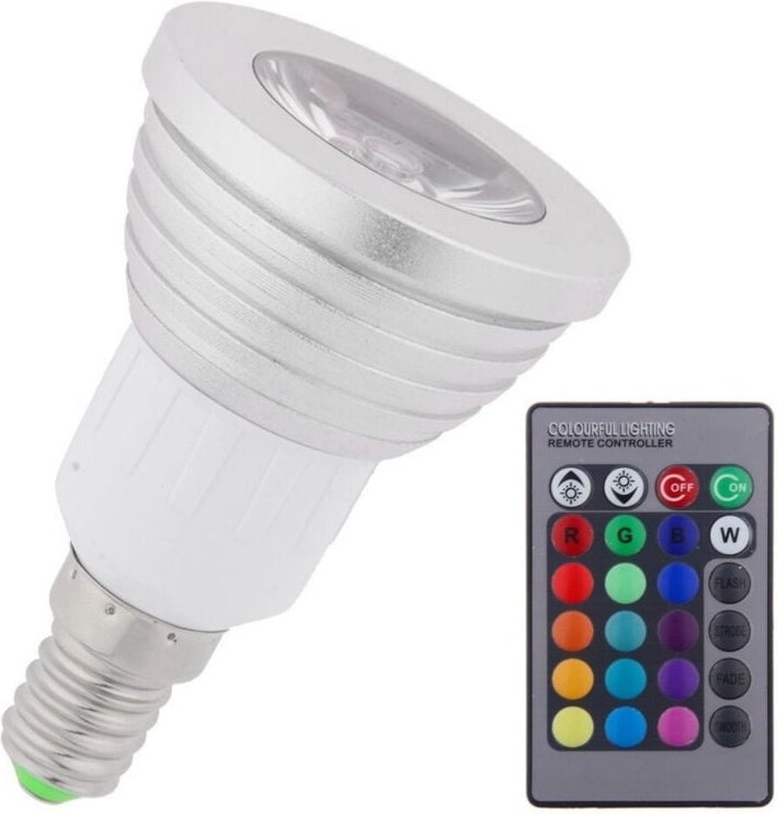 Trade Shop Traesio - Trade Shop - led-spotlight rgb programmierbar multicolor E27 GU10 E14 MR16 mit fernbedienung -