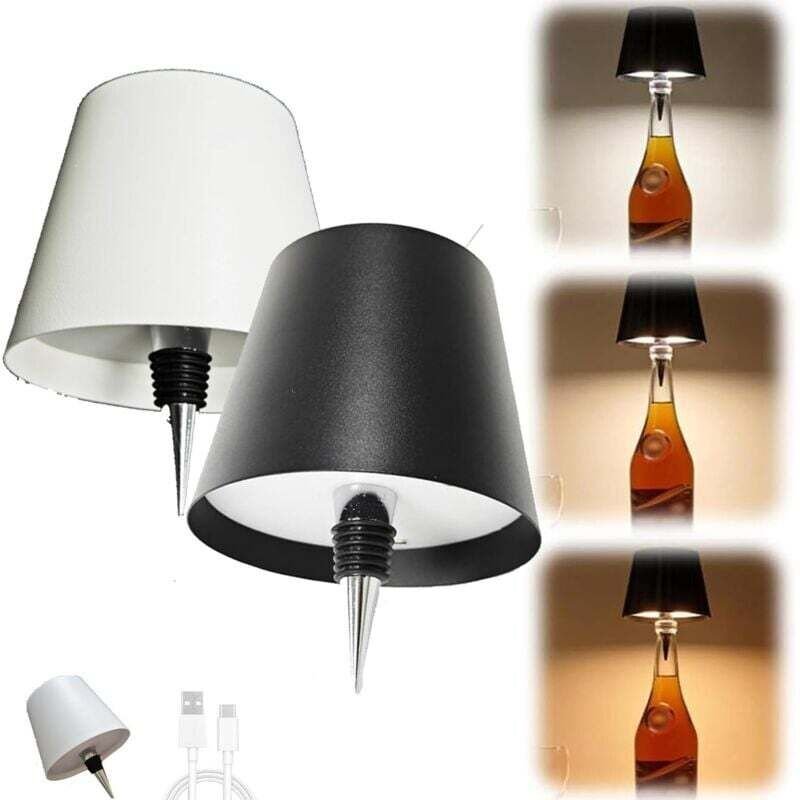LED-Schreibtischlampe mit kabellosem Ladegerät und USB-Anschluss, Touch-Funktion, 5 Farben, 5 Helligkeitsstufen, LCD-Dis...
